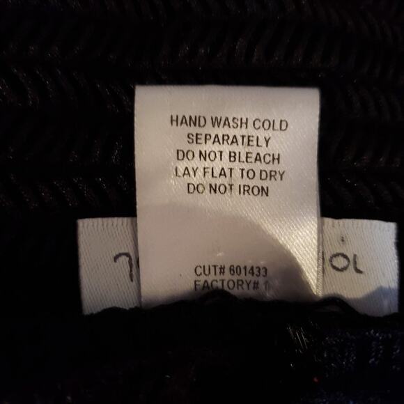 Jordan Taylor Mesh Swimwear Cover-up Black Large - Picture 9 of 9